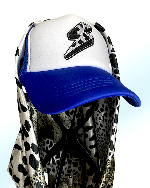Cowprint Thunderbolt with Pearly Cowprint Scarf