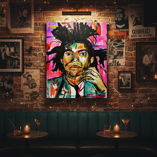 Basquiathot Canvas Print