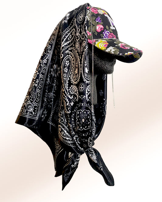 NY Black Floral Sparkle with Black Paisley Classic