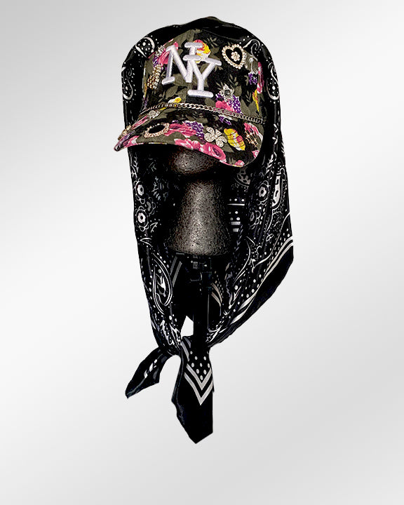 Rich Black Floral NY with Black Paisley Classic