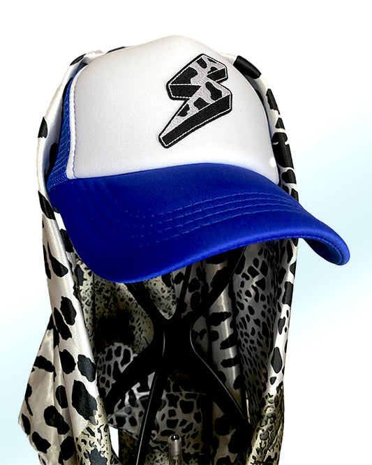 Cowprint Thunderbolt with Pearly Cowprint Scarf