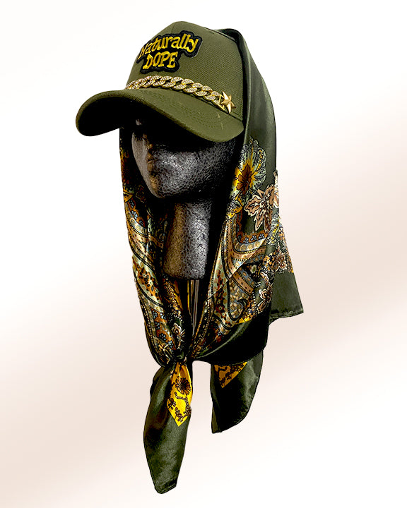 Naturally Dope Militia with Lost Forest Paisley Scarf