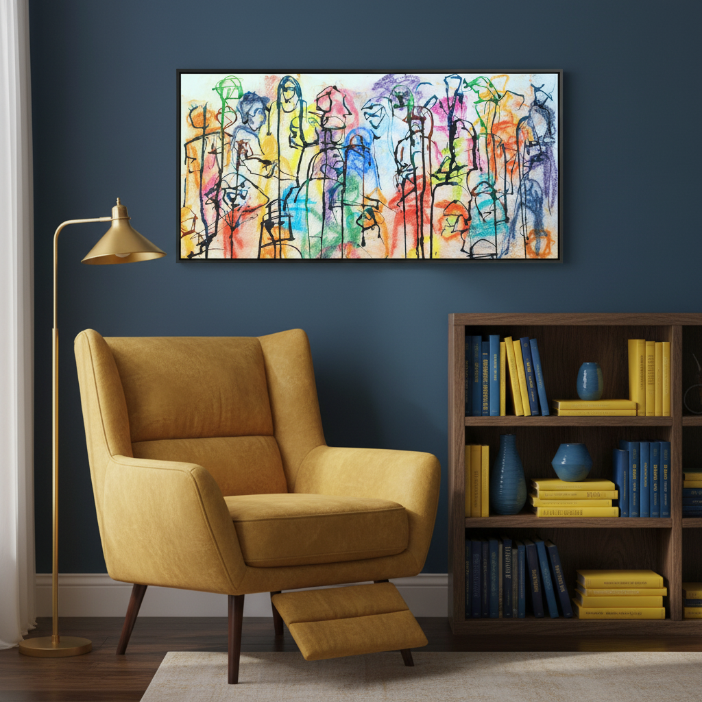 Streets In Motion Canvas Print