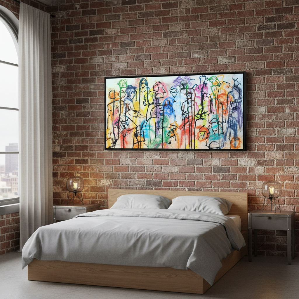 Streets In Motion Canvas Print