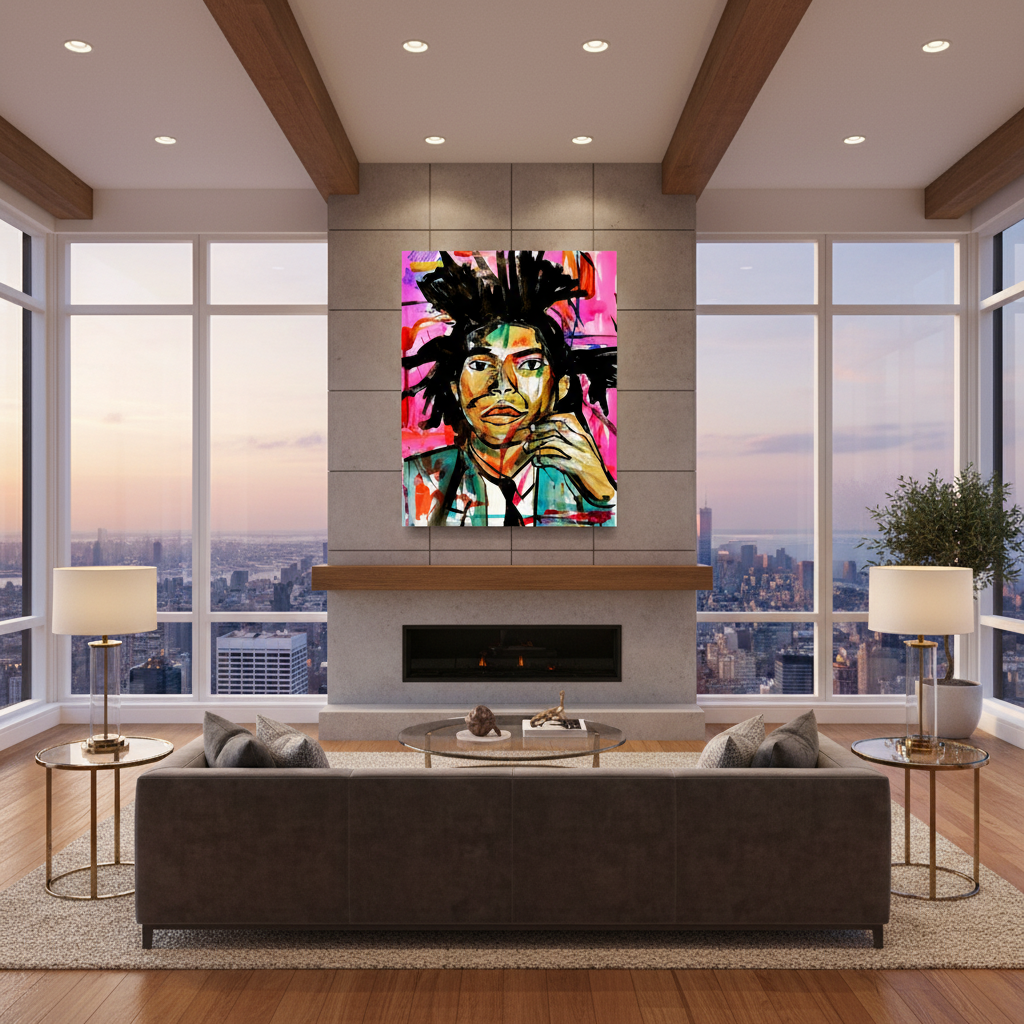 Basquiathot Canvas Print