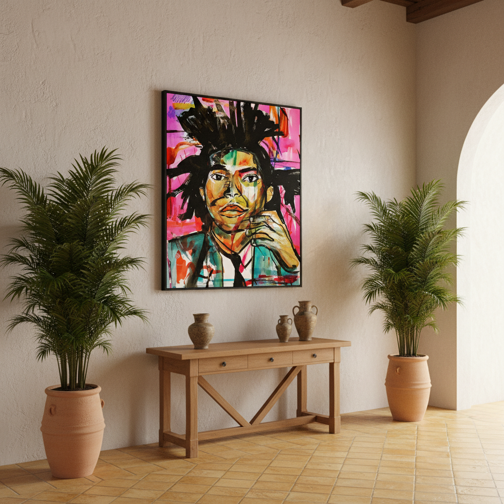 Basquiathot Canvas Print