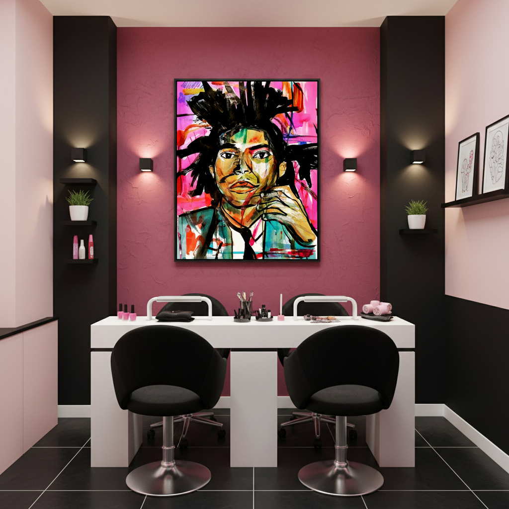 Basquiathot Canvas Print