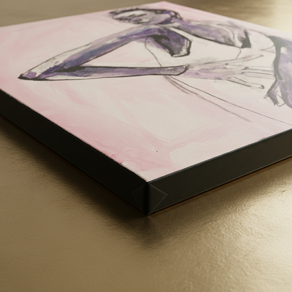 Kiss My Sass Canvas Print