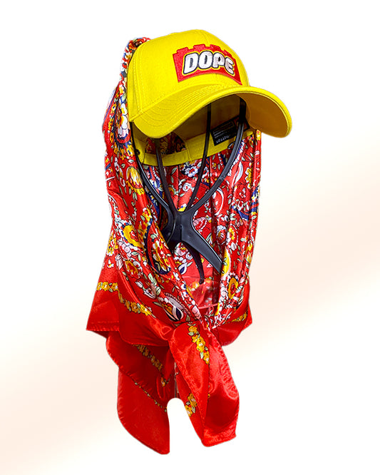 Lego Dope Yellow Cap & Tomato Red Scarf
