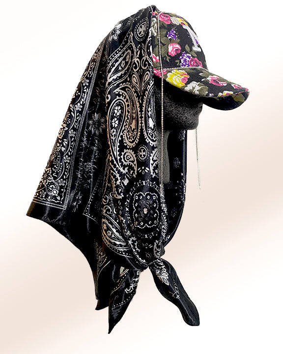 NY Black Floral Sparkle with Black Paisley Classic