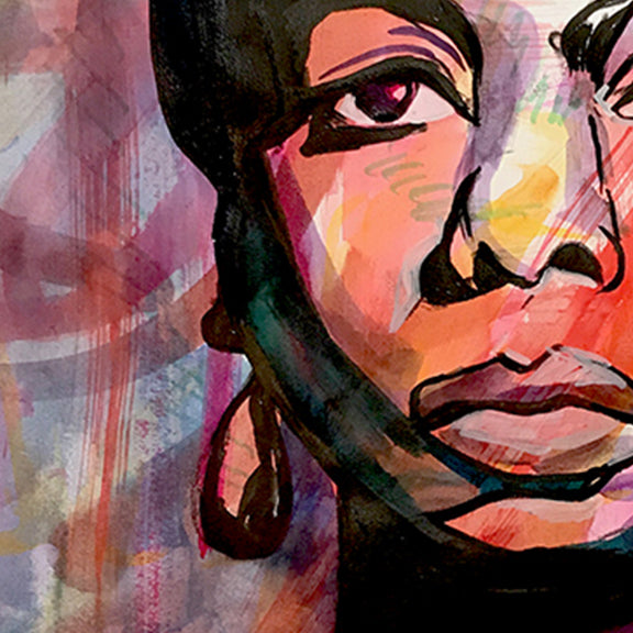 Nina Not Today Canvas Print