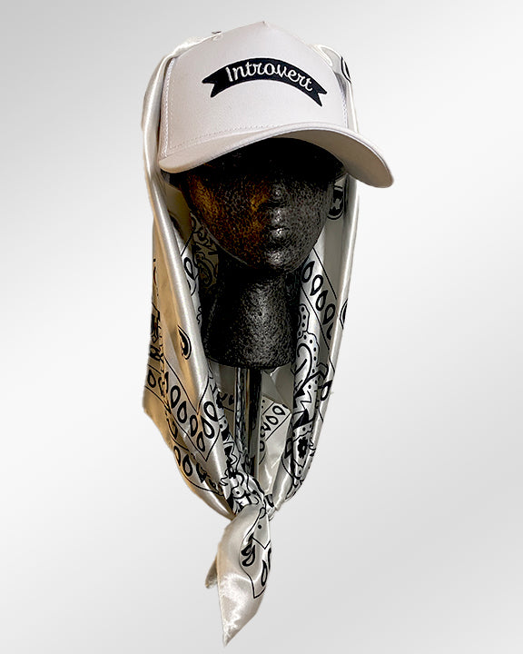 Pure Introvert with Jumbo White Classic Paisley Print