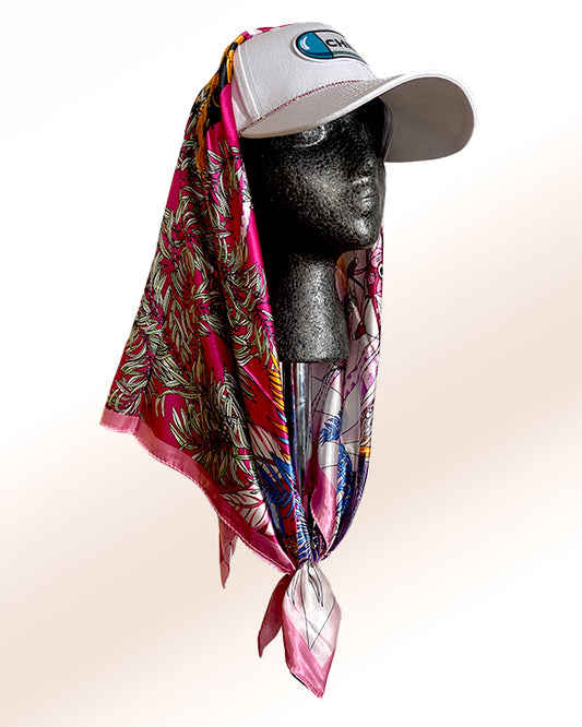 Chill Pill with Summer Pink Scarf