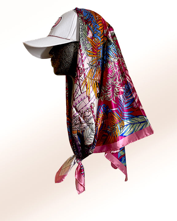 Chill Pill with Summer Pink Scarf