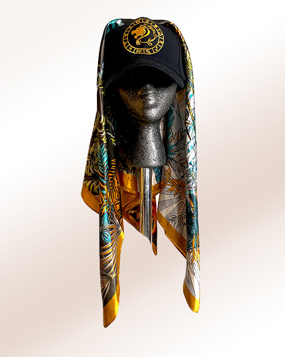 Gold Emblem Leo with Gold Tropics Scarf