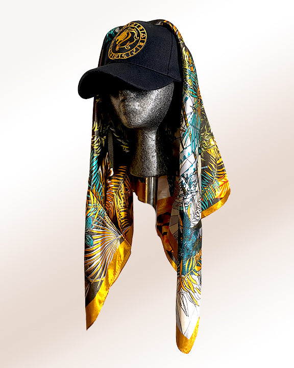 Gold Emblem Leo with Gold Tropics Scarf
