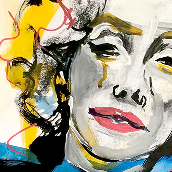 Marilyn Monroasted Canvas Print