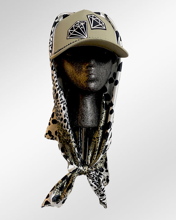 Black Diamonds with Pearly Patterned Cowprint