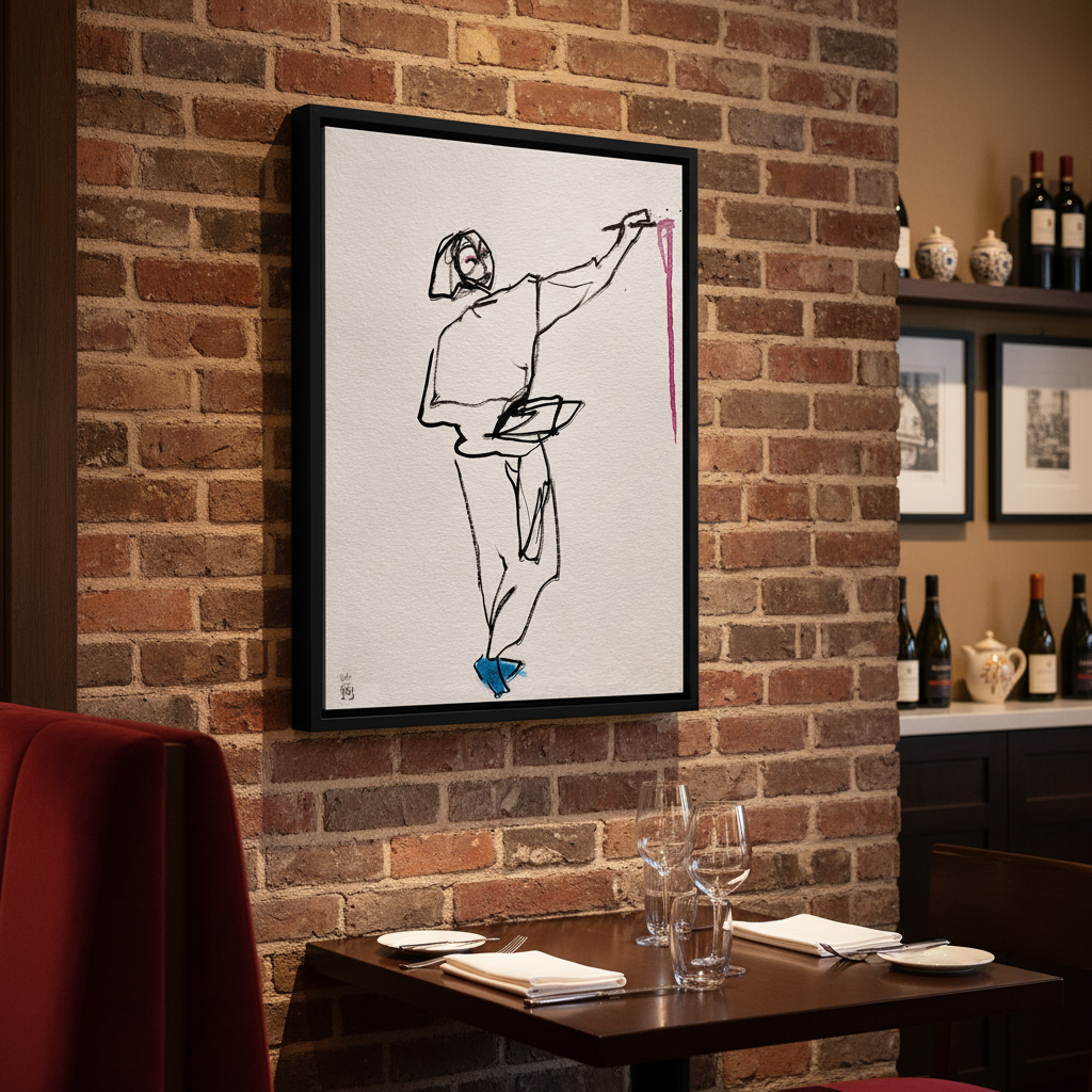 Short Hair Self Portrait Canvas Print