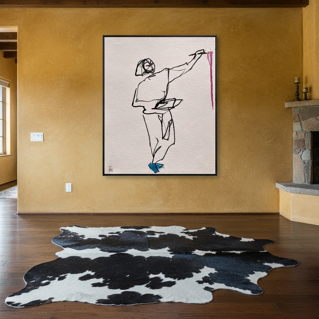 Short Hair Self Portrait Canvas Print