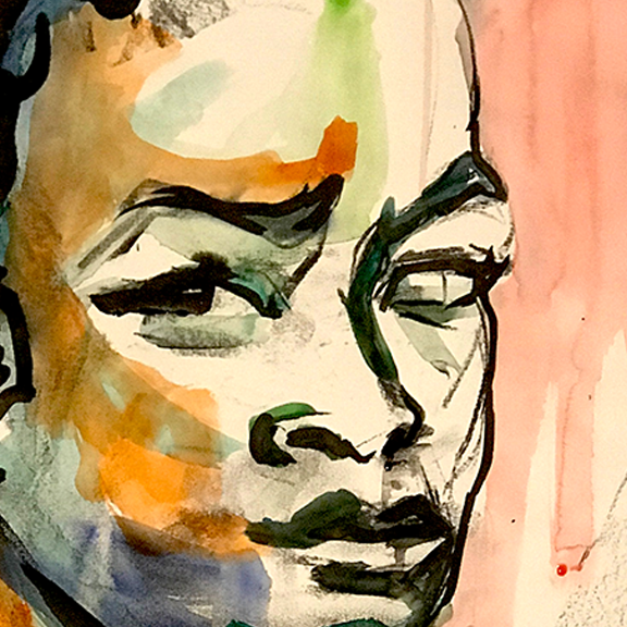 The Witness Canvas Print