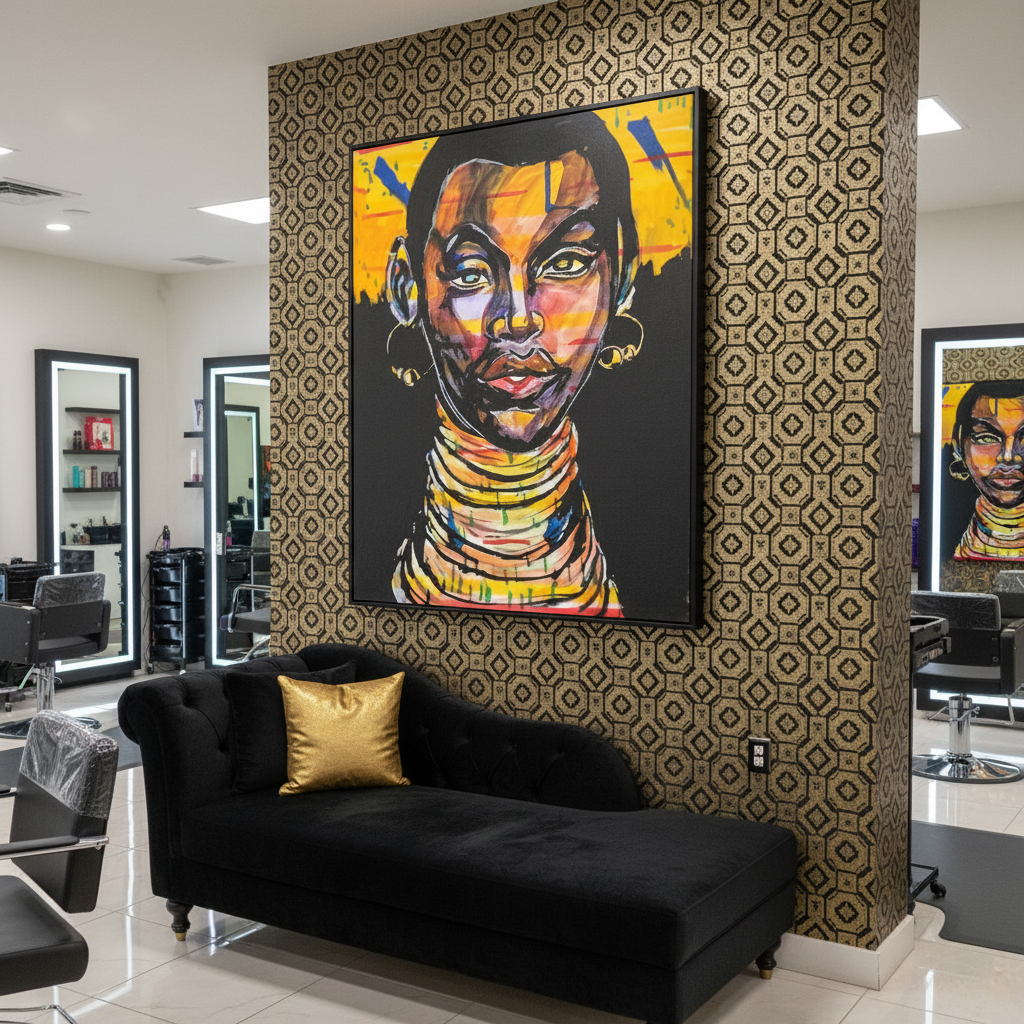 Neck Rings Canvas Print