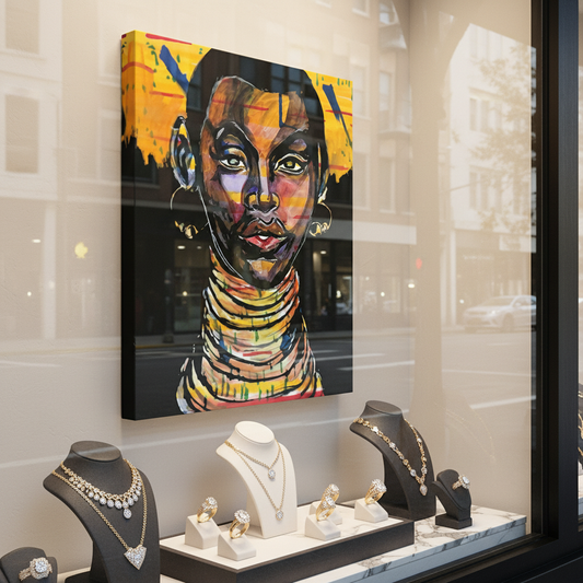 Neck Rings Canvas Print