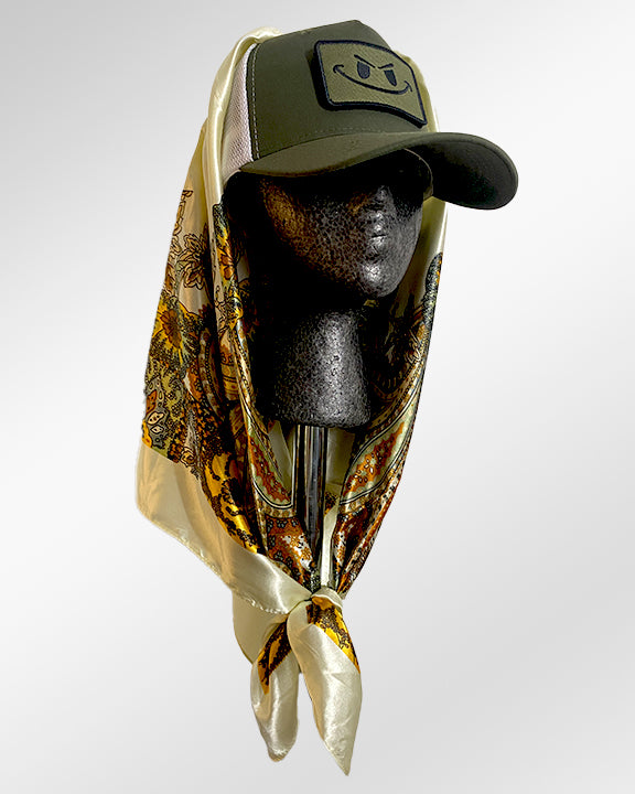 Olive Mischief with Sunset Paisley Blend