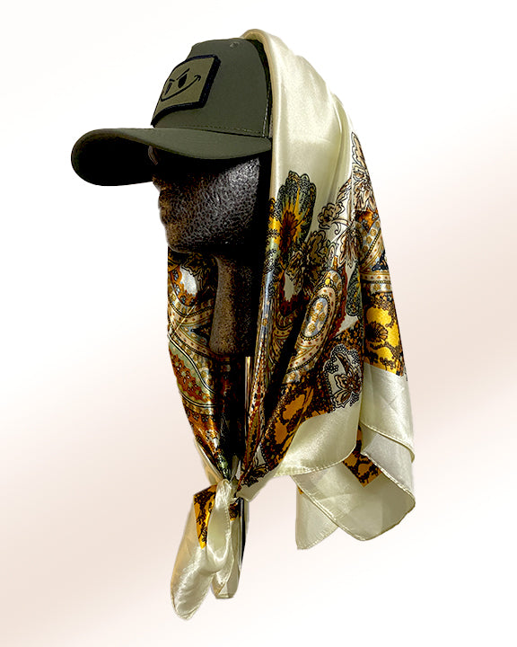 Olive Mischief with Sunset Paisley Blend
