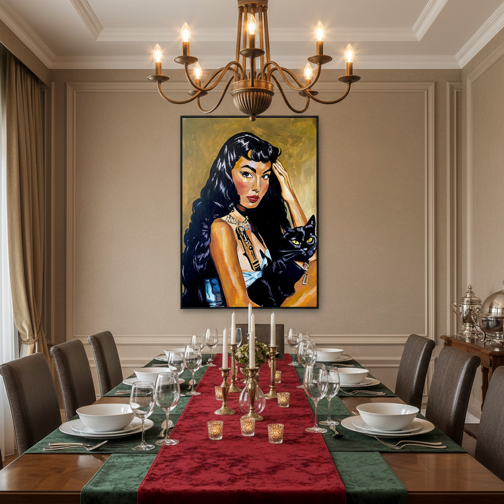 Cleopatra's Daughter Original Acrylic Painting