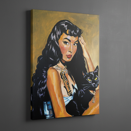 Cleopatra's Daughter Original Acrylic Painting